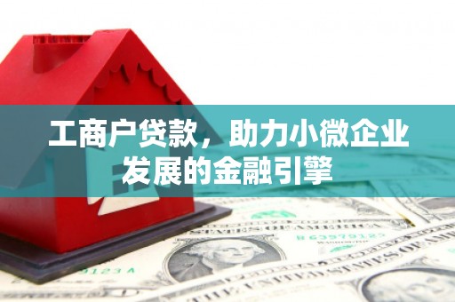 隆昌工商户贷款，助力小微企业发展的金融引擎