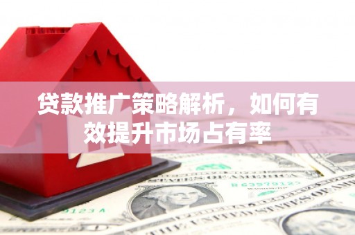 隆昌贷款推广策略解析，如何有效提升市场占有率