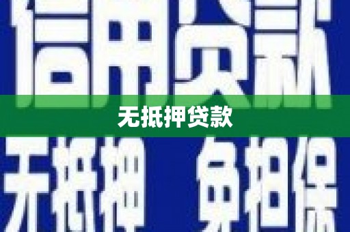 隆昌无抵押贷款