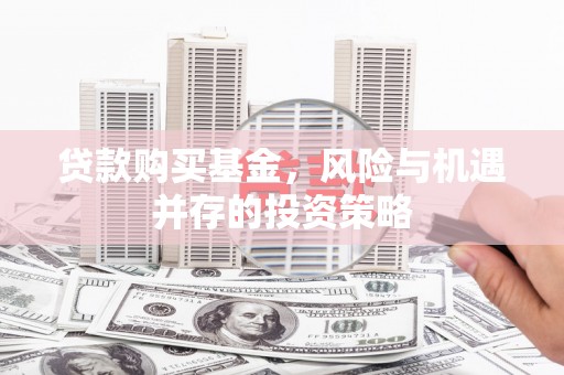 隆昌贷款购买基金，风险与机遇并存的投资策略