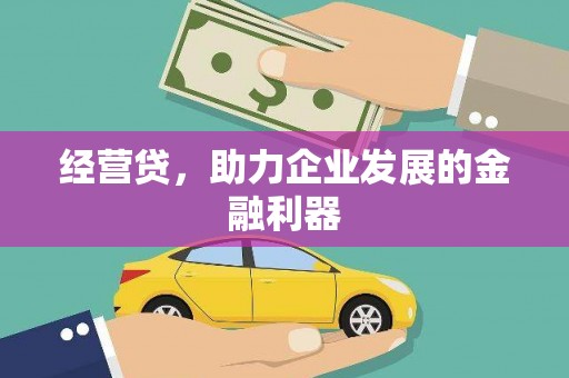 隆昌经营贷，助力企业发展的金融利器
