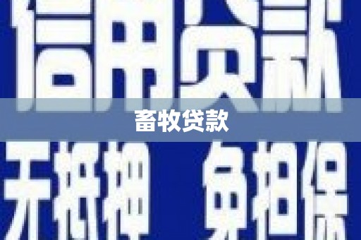 隆昌畜牧贷款