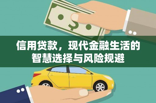 隆昌信用贷款，现代金融生活的智慧选择与风险规避