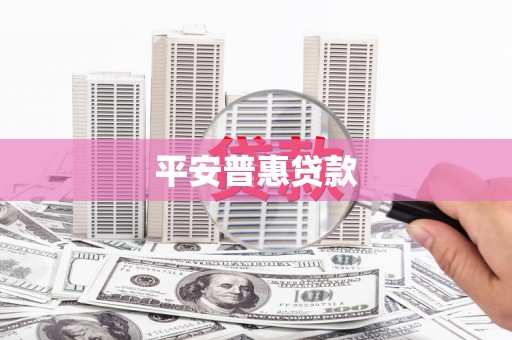 隆昌平安普惠贷款