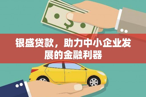 隆昌银盛贷款，助力中小企业发展的金融利器