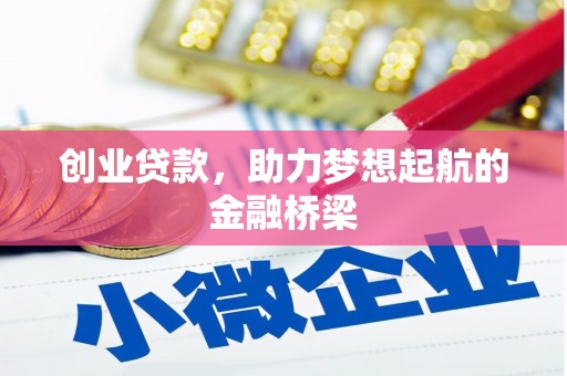 隆昌创业贷款，助力梦想起航的金融桥梁