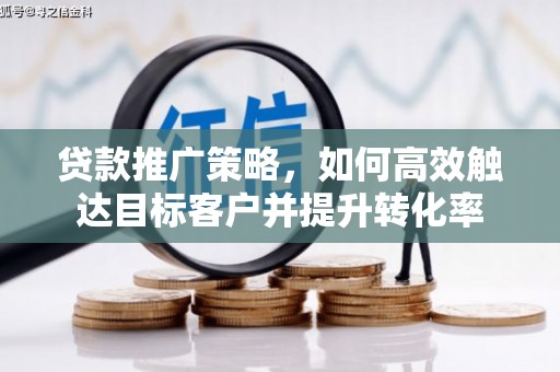 隆昌贷款推广策略，如何高效触达目标客户并提升转化率