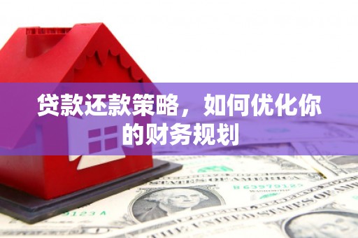 隆昌贷款还款策略，如何优化你的财务规划