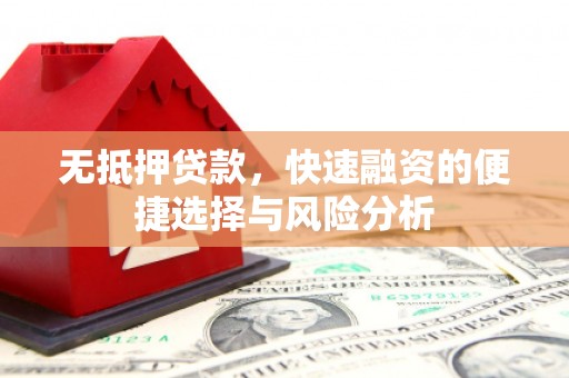 隆昌无抵押贷款，快速融资的便捷选择与风险分析