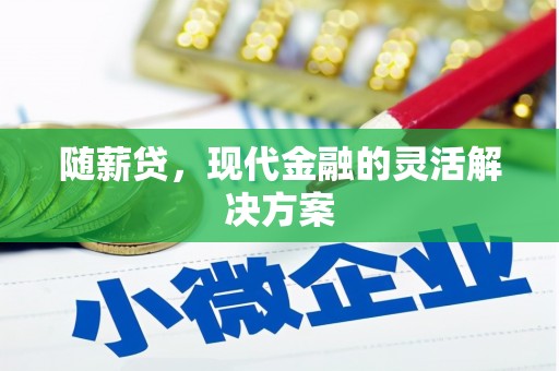 隆昌随薪贷，现代金融的灵活解决方案
