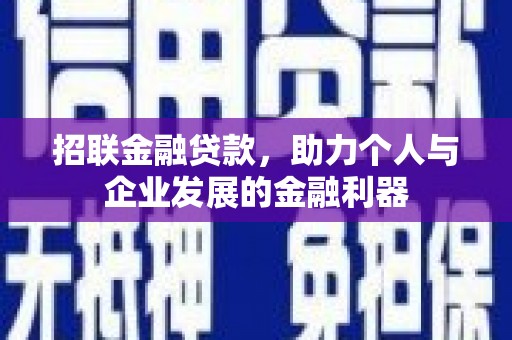 隆昌招联金融贷款，助力个人与企业发展的金融利器