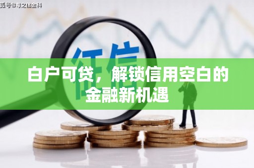 隆昌白户可贷，解锁信用空白的金融新机遇