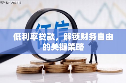 隆昌低利率贷款，解锁财务自由的关键策略