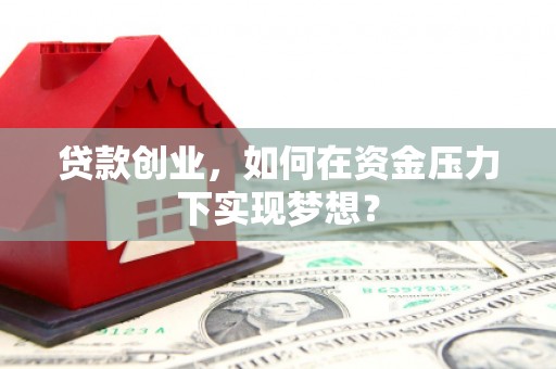 隆昌贷款创业，如何在资金压力下实现梦想？
