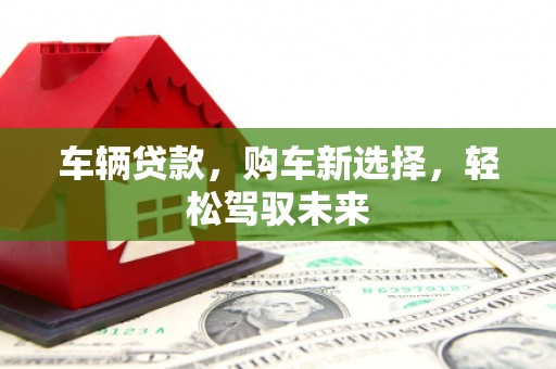 隆昌车辆贷款，购车新选择，轻松驾驭未来