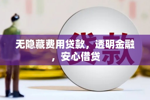 隆昌无隐藏费用贷款，透明金融，安心借贷