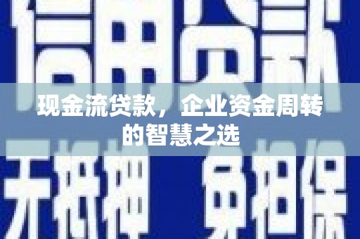 隆昌现金流贷款，企业资金周转的智慧之选