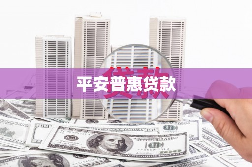 隆昌平安普惠贷款