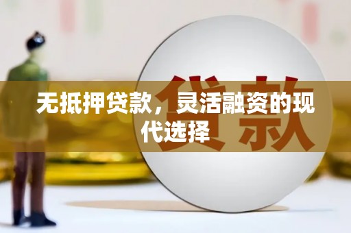 隆昌无抵押贷款，灵活融资的现代选择