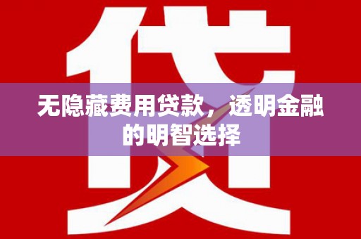 隆昌无隐藏费用贷款，透明金融的明智选择