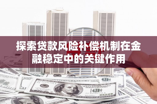 隆昌探索贷款风险补偿机制在金融稳定中的关键作用