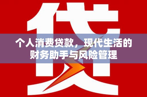 隆昌个人消费贷款，现代生活的财务助手与风险管理