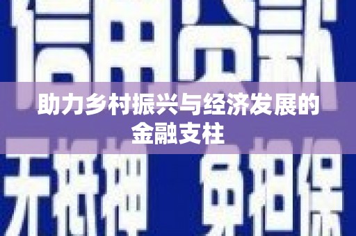 隆昌助力乡村振兴与经济发展的金融支柱